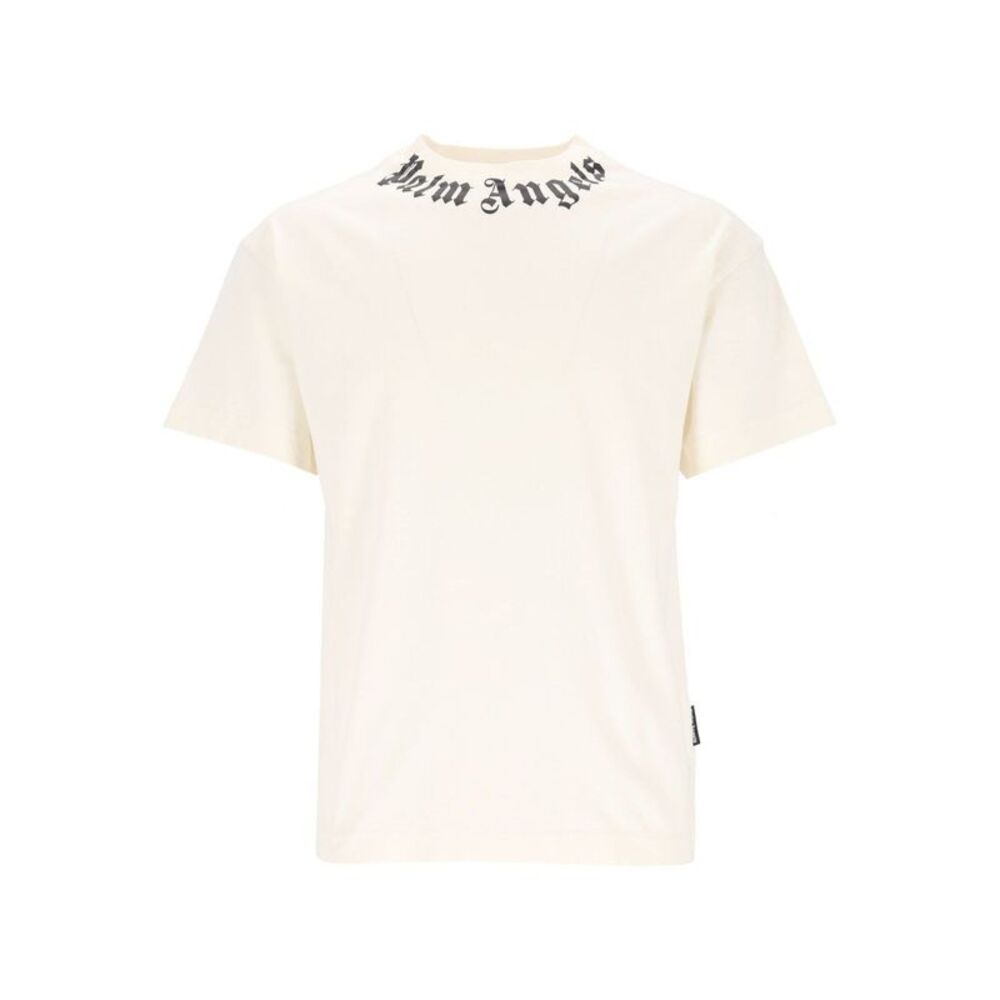 Palm Angels Men Neck Logo T-Shirt